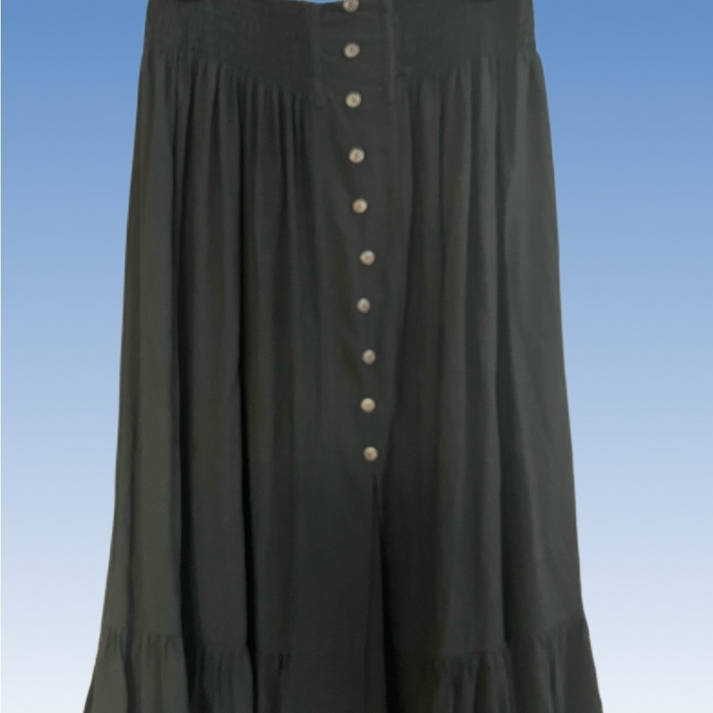 Divah  Elegant Black High-Low Skirt size L - Picture 2 of 15